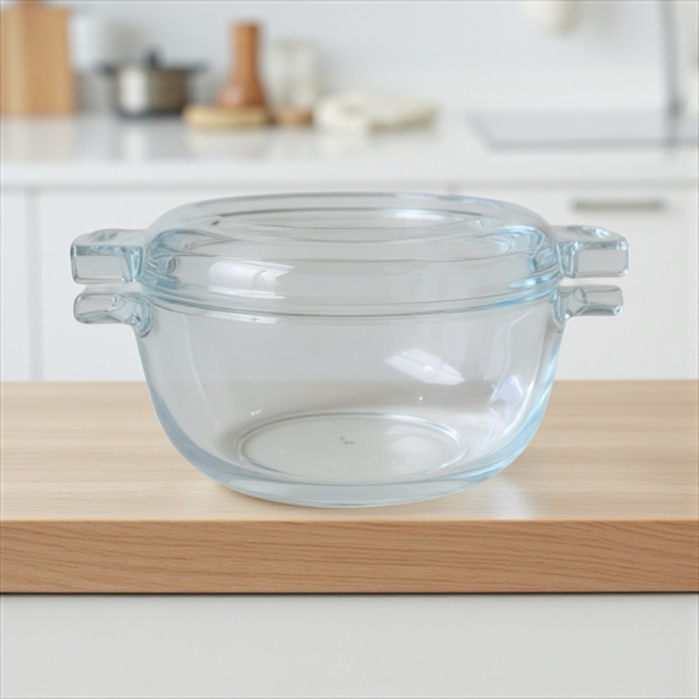 Pyrex De Corning France 1.5L Casserole Dish w/ Lid